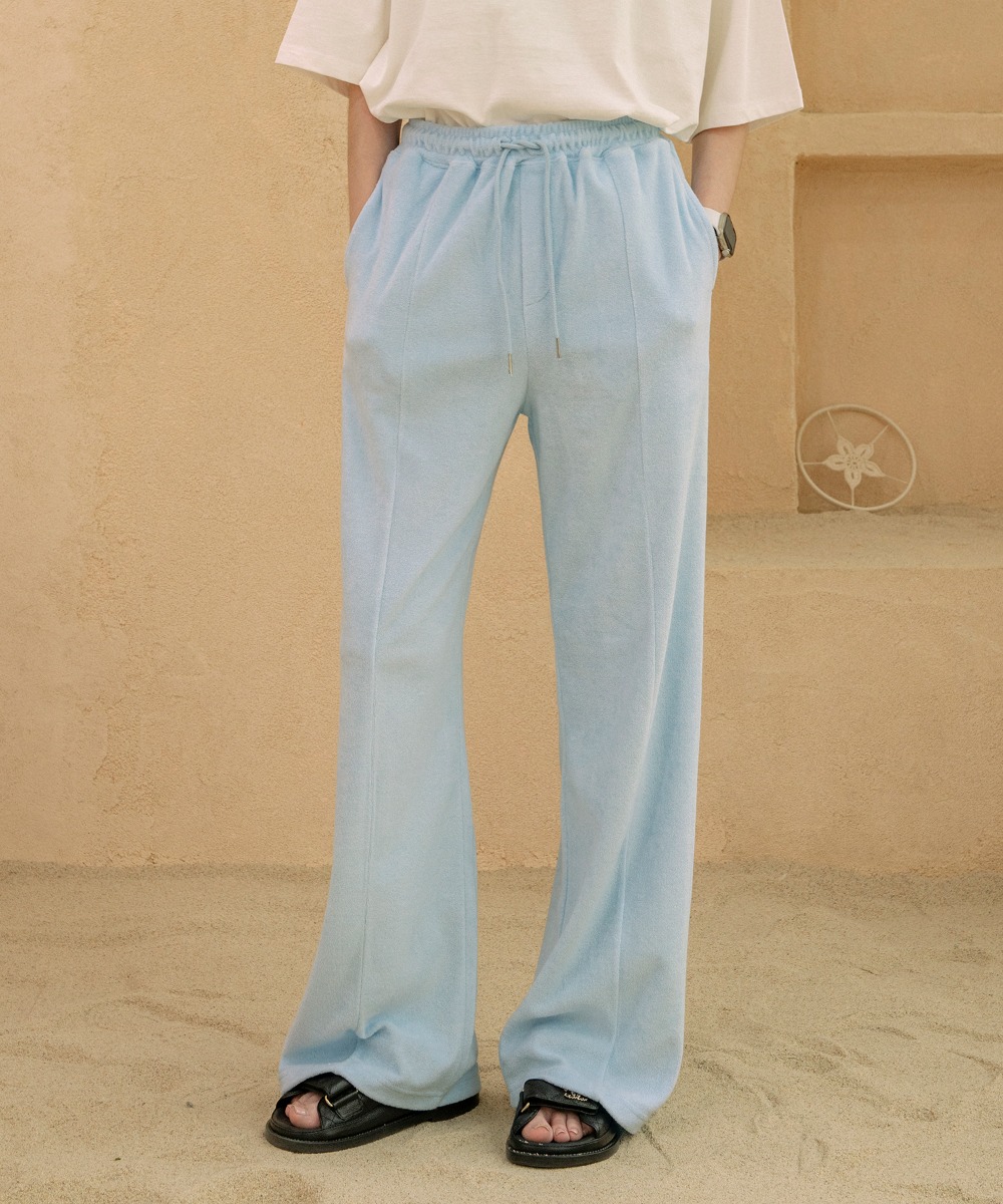 P3115 Relax terry pants_Sky blue