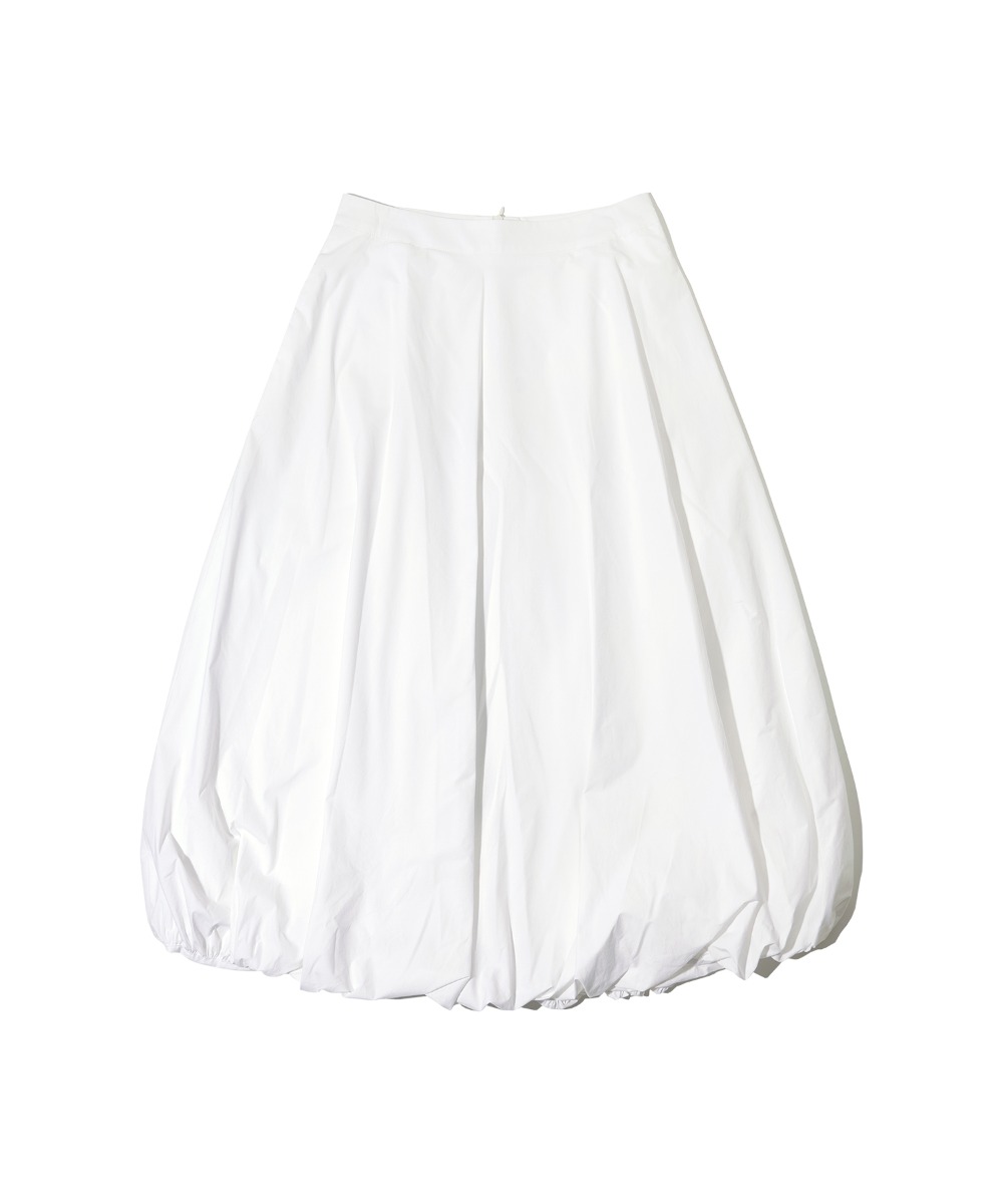 P3164 Romantique silhouette skirt_White